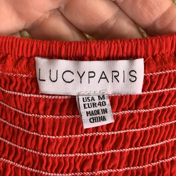 Lucy Paris Aniyah Dress in Red - Picture 5 of 7